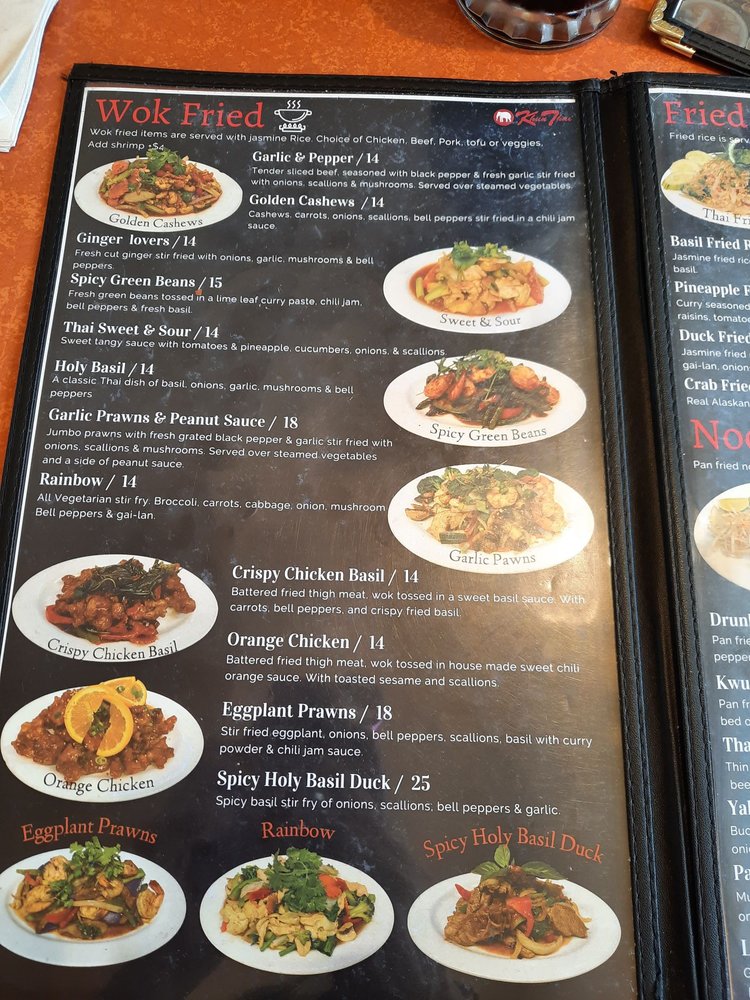 Menu - Khun Thai